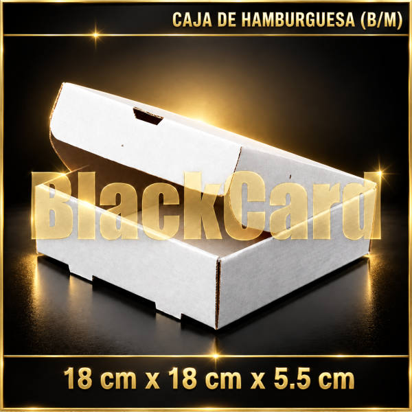 CAJA DE HAMBURGUESA (B/M) (18x18x5,5)
