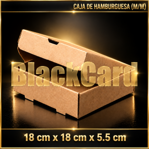 CAJA DE HAMBURGUESA (M/M) (18x18x5,5)