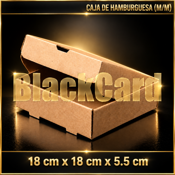 CAJA DE HAMBURGUESA (M/M) (18x18x5,5)