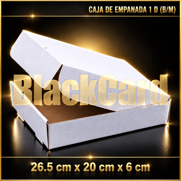 CAJAS DE EMPANADA 1 D (B/M) (26,5x20x6)