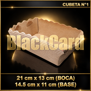 CUBETAS N° 1 x 100 (ÑOQUERAS) (14.5 CM x 11 CM BASE)