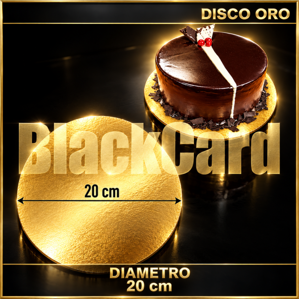 DISCO DE ORO 20 cm