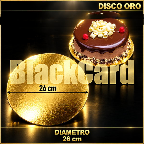 DISCO DE ORO 26 cm
