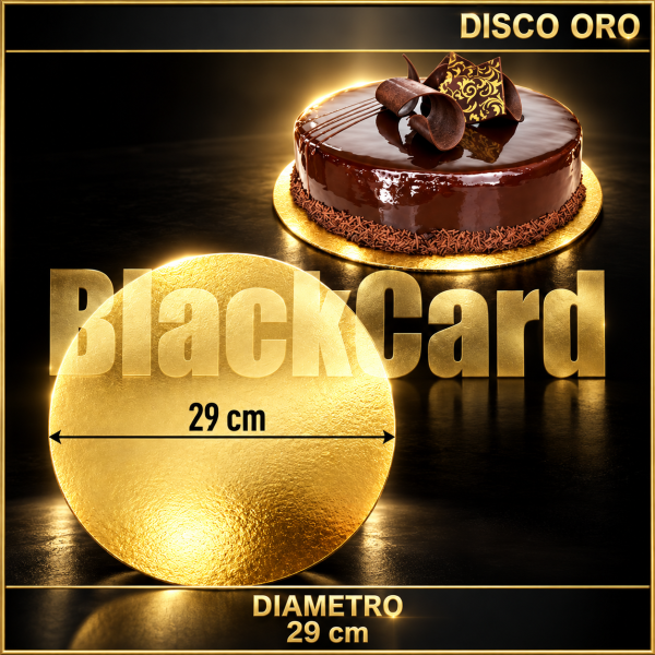 DISCO DE ORO 29 cm