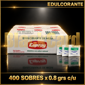 EDULCORANTE 0,8gr P/400 UNIDADES