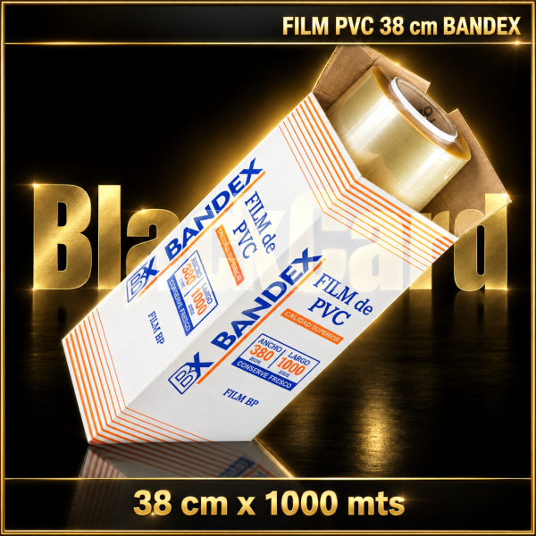 FILM ADHERENTE 380mm x 1000mts PVC BANDEX