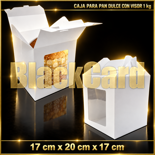 PAN DULCE CON VISOR BLANCA DE 1 KG