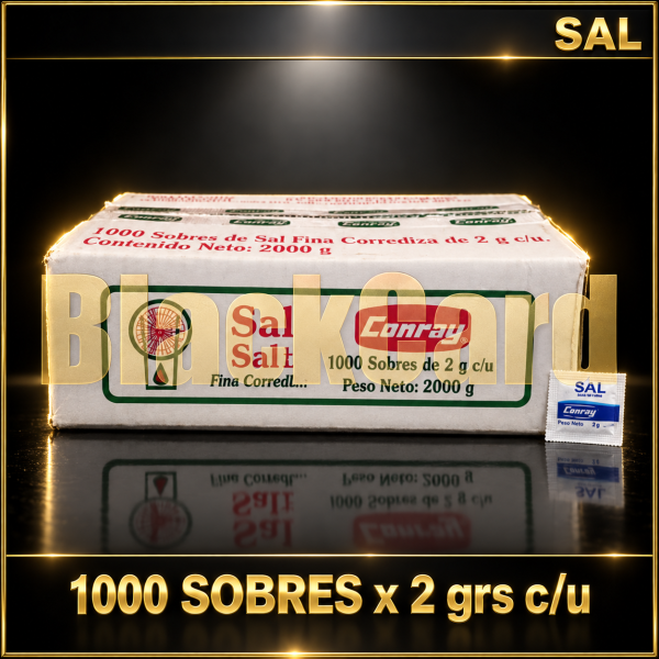 SAL 2gr P/1000 UNIDADES