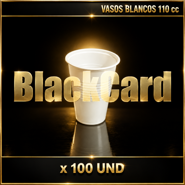 VASOS PLASTICO 110cc x 100