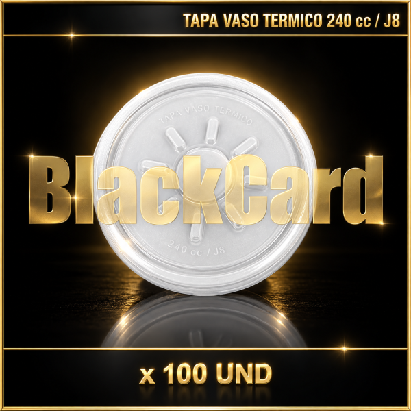 VASOS TERMICOS 240cc x 100 und (TAPA)