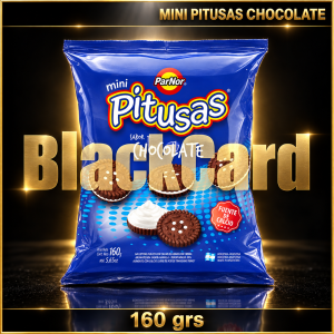 GALLETITAS MINI PITUSAS CHOCOLATE x 160 Grs