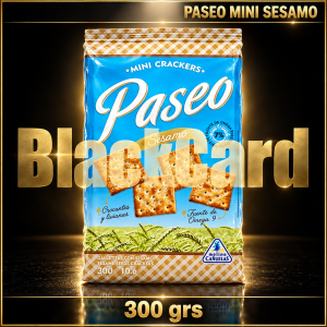 GALLETITAS PASEO MINI SESAMO x 300 Grs