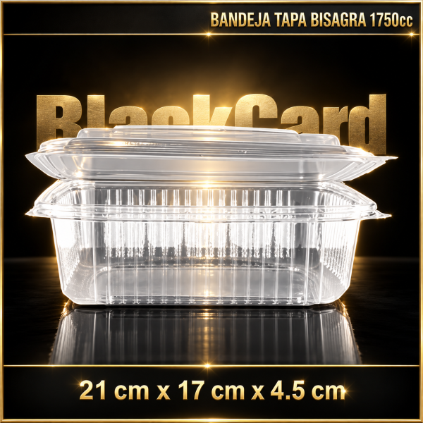 BANDEJA TAPA BISAGRA PP 1750cc