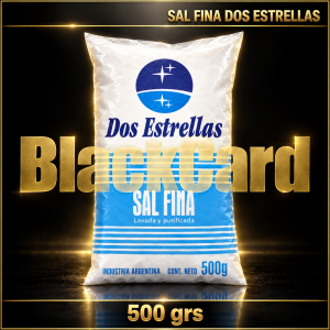 SAL FINA DOS ESTRELLAS x 500 Grs