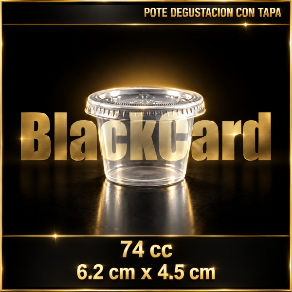 POTE DEGUSTACION CON TAPA 74 CC
