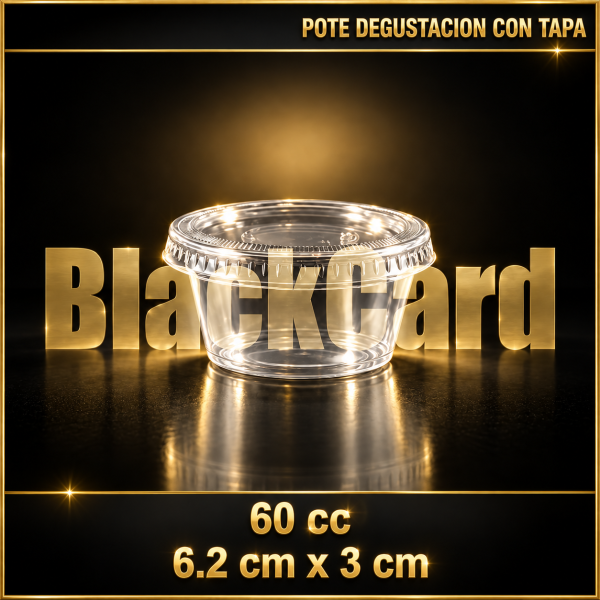POTE DEGUSTACION CON TAPA 60 CC