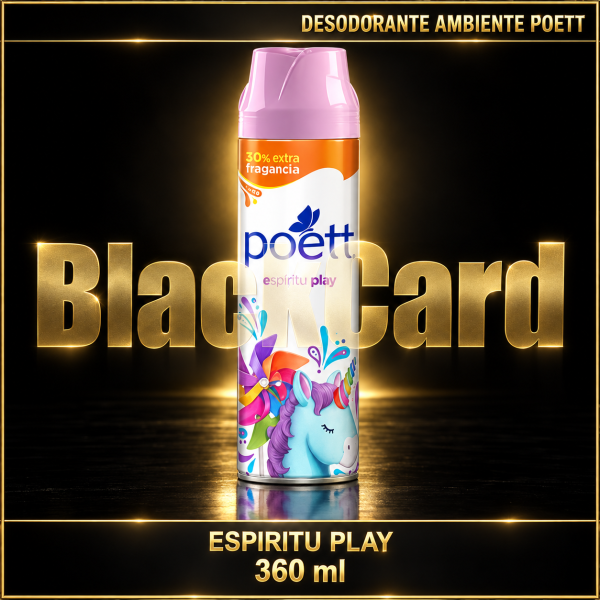 DESODORANTE AEROSOL ESPIRITU PLAY x 360ml POETT