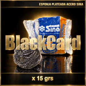 ESPONJA PLATEADA ACERO x 15grs SINA