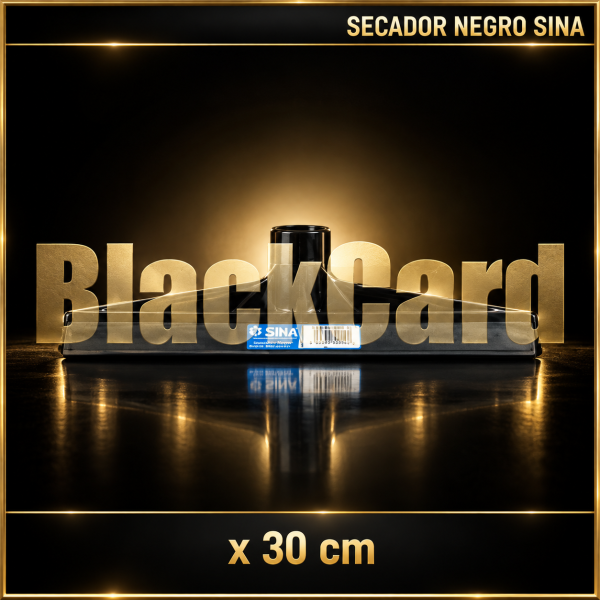 SECADOR NEGRO X 30 CM SINA