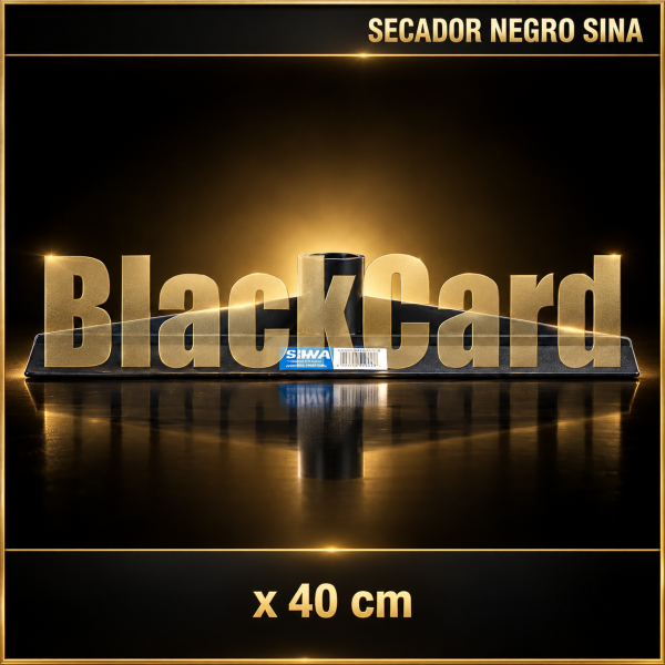 SECADOR NEGRO X 40 CM SINA