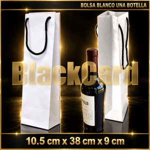 BOLSA CARTON BLANCO 1 BOTELLA