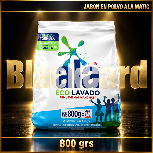 JABON EN POLVO ALA MATIC X 800 GRS
