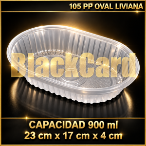BANDEJA PLASTICO 105 PP LIVIANA