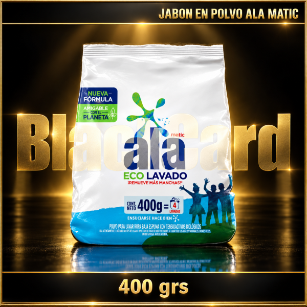 JABON EN POLVO ALA MATIC X 400 GRS