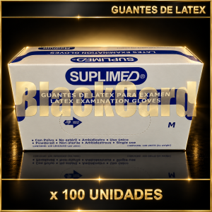 GUANTE DE LATEX (MEDIANO/MEDIUM)