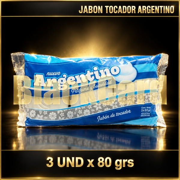 JABON TOCADOR ARGENTINO 3x80 Grs