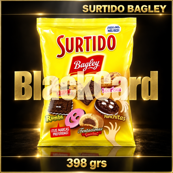 GALLETITAS SURTIDO BAGLEY x 398 Grs