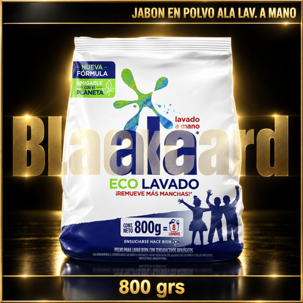 JABON EN POLVO ALA LAV. A MANO X 800 GRS