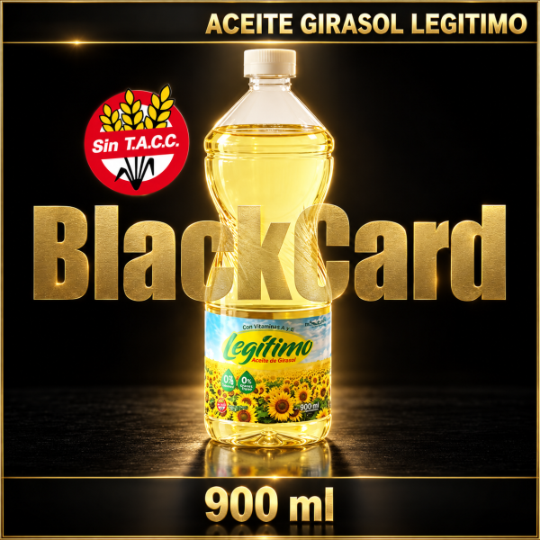 ACEITE GIRASOL LEGITIMO x 900 cc