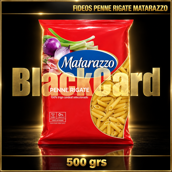 FIDEOS PENNE RIGATE x 500 Grs MATARAZZO