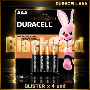 Pila Duracell AAA x 4 Und