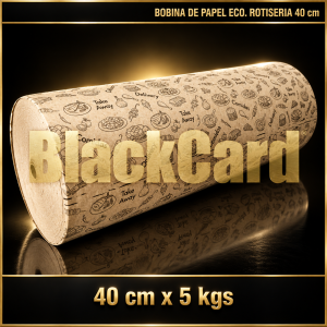 BOBINA DE PAPEL ECONOMICA "ROTISERIA" 40 CM X KG