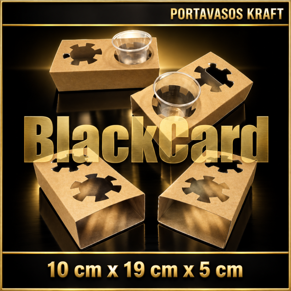 PORTAVASOS KRAFT (10 x 19 x 5)