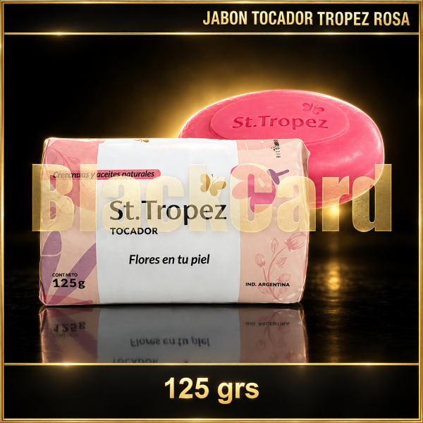 JABON TOCADOR TROPEZ ROSA x 125 Grs