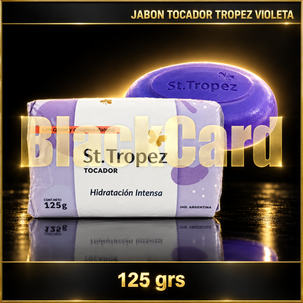 JABON TOCADOR TROPEZ VIOLETA x 125 Grs
