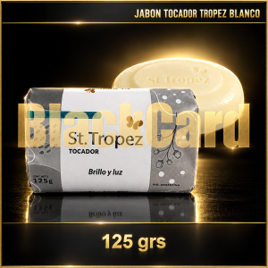 JABON TOCADOR TROPEZ BLANCO X 125 GRS