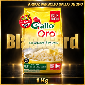 ARROZ PARBOIL "GALLO ORO" BOLSA x 1 Kg