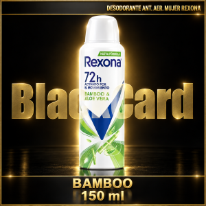 DESODORANTE ANT. AER. REXONA (BAMBOO) x 150 ml