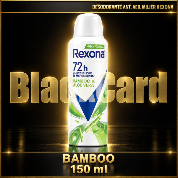 DESODORANTE ANT. AER. REXONA (BAMBOO) x 150 ml