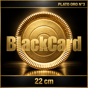 PLATO ORO N°3 LIVIANO RED. (22 cm)