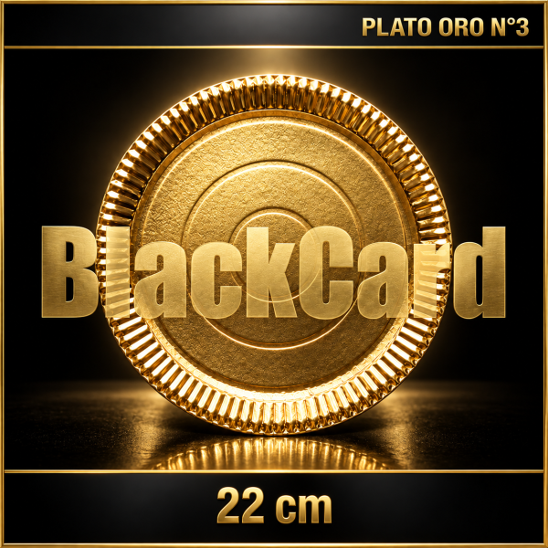 PLATO ORO N°3 LIVIANO RED. (22 cm)