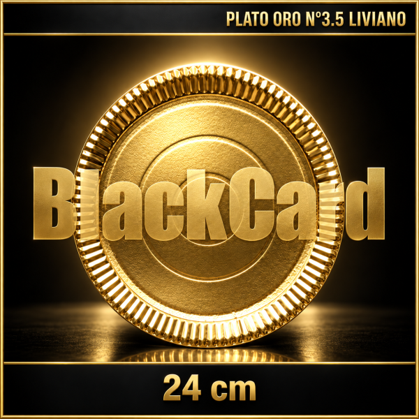 PLATO ORO N°3.5 LIVIANO RED. (24 cm)