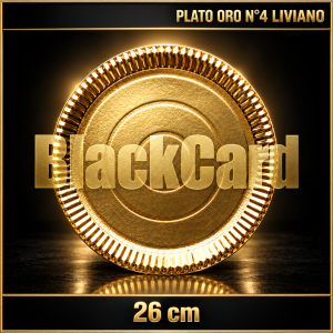 PLATO ORO N°4 LIVIANO RED. (26 cm)