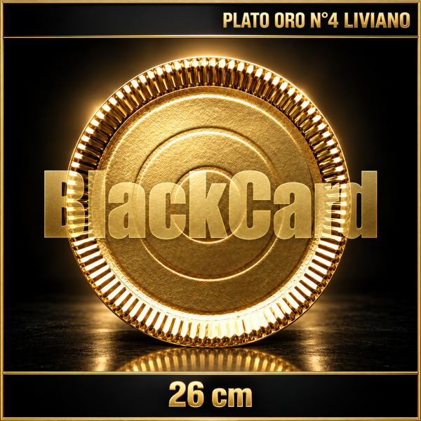 PLATO ORO N°4 LIVIANO RED. (26 cm)