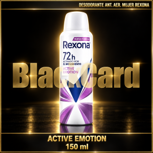 DESODORANTE ANT. AER. REXONA (ACTIVE EMOTION) x 150 ml