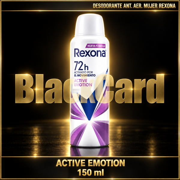 DESODORANTE ANT. AER. REXONA (ACTIVE EMOTION) x 150 ml